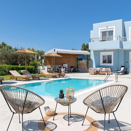 Ethria Pool Villa With Heated Jacuzzi Afantou Exterior photo